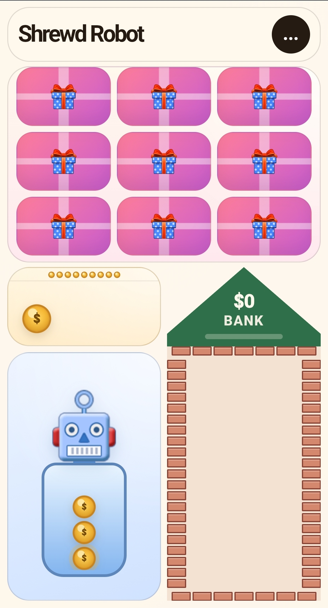 Shrewd Robot investing game for kids