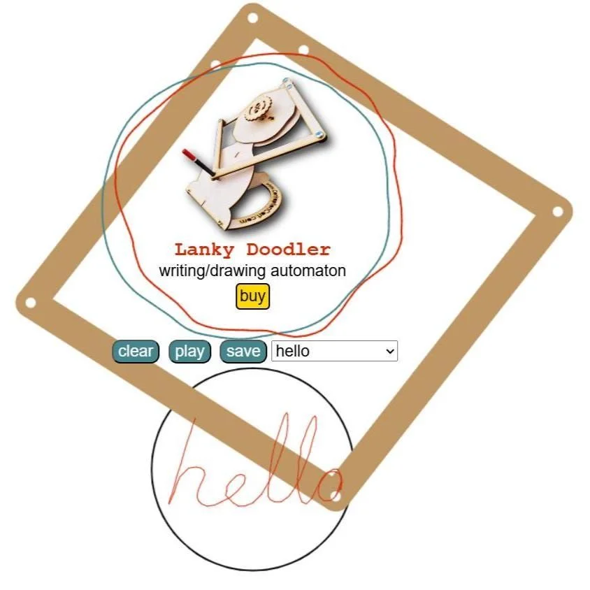 writing automaton cam generator app screenshot